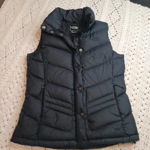 The North Face 700 Fill Womens M Black Full Zip Goose Down Puffer Vest Outdoor - Picture 1 of 13