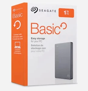 Seagate Basic 4TB Portable External Drive HDD STJL4000400 - Picture 1 of 3