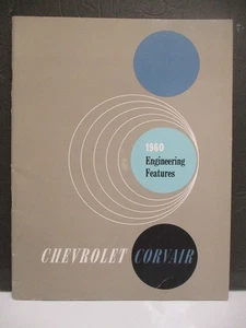 Chevrolet Corvair - 1960 Engineering Features - 70 Seiten - Warren, Mich - ORIGINAL - Bild 1 von 13