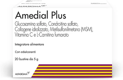 Amedial Plus, Integratore Alimentare per Il Benessere Delle Ossa E Delle Cartila - Immagine 1 di 4