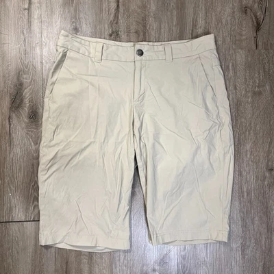 Pantalones Cortos Eddie Bauer Travex Senderismo Mujer 12.5" Talla 10 Alto Bronceado Beige Nylon Foto 1 de 4