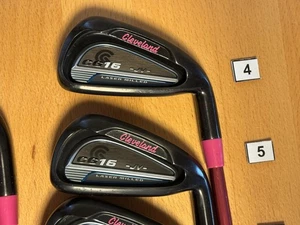Cleveland CG16 Black Pearl Iron Set 7pcs 4-PW Dynamic Gold (Reshafted) Flex S - Picture 1 of 18