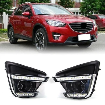 For Mazda CX-5 2013 2014 2015 2016 ABS LED Daytime Running Lights DRL - Image 1 of 4