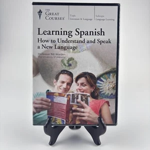 The Great Courses - Learning Spanish : Prof. Bill Worden, NEW Sealed 6 DVD Set - Imagen 1 de 2