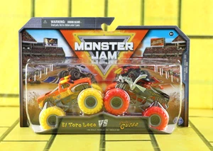 Monster Jam Trucks El Toro Loco VS Pirate's Curse 1:64 Duel Pack - Picture 1 of 7