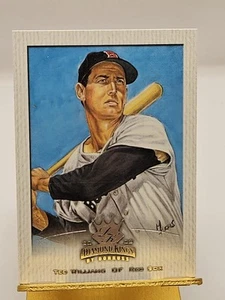 2002 Diamond Kings Silver Foil #128 Ted Williams Boston Red Sox Hall Of Fame - Picture 1 of 2
