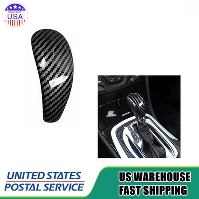 Наклейка на ручку переключения передач для Buick Regal 2016-2022 годов выпуска из пластика ABS черная углеродистая - Изображение 1 из 4