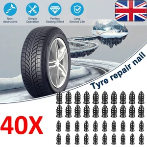 PRO Tire Repair Screw In Rubber Plug Nail Car Tyre Puncture Repair Set Off-Road - Picture 1 of 20