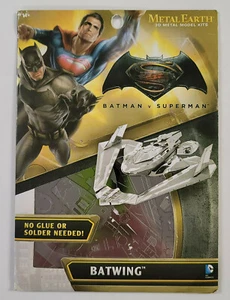 Metal Earth Batman Vs Superman BATWING 3D Fascinations Model Kit  - Picture 1 of 2