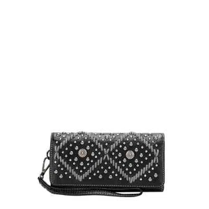 MONTANA WEST ~ STUDDED ~ WALLET ~ WRISTLET - Picture 1 of 2