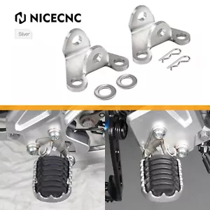 Footpeg Footrest Lowering Mounts Brackets For Yamaha Tenere 700 XTZ07 XTZ700 19+ - Picture 1 of 9