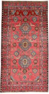 Russia Antik 279x149 Orientteppich Teppich Läufer Handgeknüpft - Bild 1 von 8