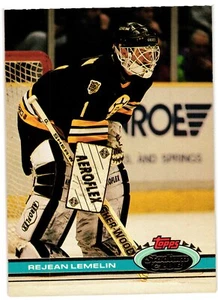 1991-92 Stadium Club #23 Rejean Lemelin Boston Bruins - Picture 1 of 2