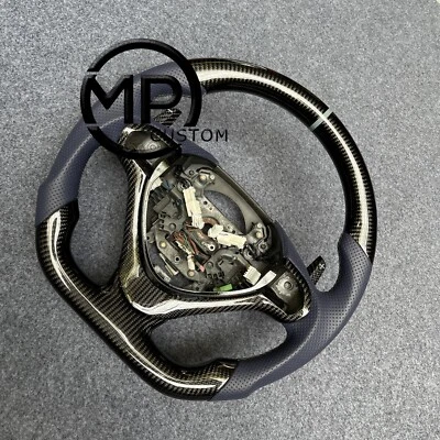 Custom Paddles Real Carbon Fiber Steering Wheel Fit For Acura TSX 2009-2014 - Image 1 of 4