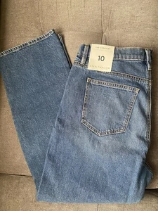 Ann Taylor Jeans The Straight High Rise Perfect Pocketing Size 10 NWT - Picture 1 of 6