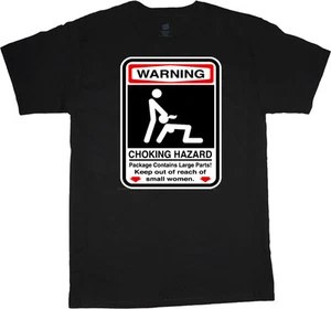 Funny saying x-rated shirt for men choking hazard funny men's tee adult humor - Picture 1 of 1