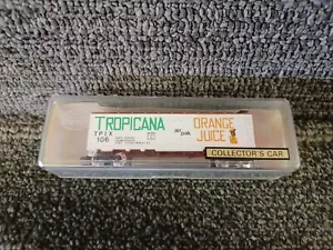 N Scale #3720 Tropicana Refrigerator Car By Model Power With Case - Picture 1 of 1