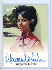 MARGUERITE LEWARS 2009 Rittenhouse JAMES BOND 007 ARCHIVES Autograph AUTO CARD