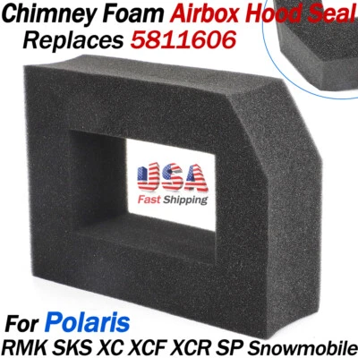 Sello de capó de chimenea de espuma para caja de aire para Polaris 5811606 RMK SKS XC XCF XCR XC Foto 1 de 4