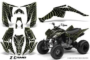 YAMAHA RAPTOR 350 GRAPHICS KIT CREATORX DECALS STICKERS Z CAMO GA - Picture 1 of 1