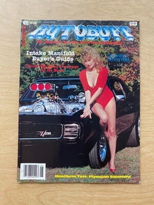 Autobuff Car Magazine June 1984 Bikini Lingerie Ford Mustang Chevy Camaro Blower - Picture 1 of 7