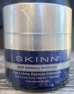 SKINN Deep Wrinkle Protocol Eye Creme Reverse Intensive 0.5 fl oz - Picture 1 of 2