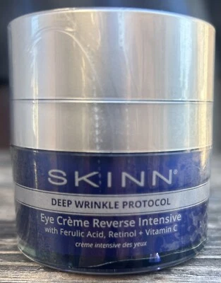 Creme para os olhos SKINN Deep Wrinkle Protocol intensivo reverso 0,5 fl oz - Imagem 1 de 2