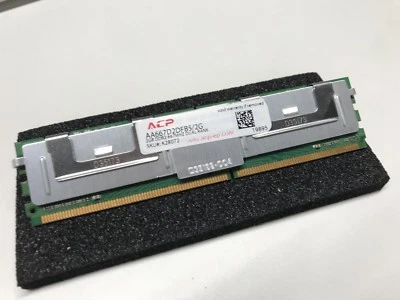 ACO Memory 2GB DIMMS 2RX8 PC2-5300F DDR2 SDRAM MEMORY 667MHz AA667D2DFB5/2G - Image 1 of 3