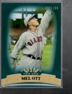 A7303- 2011 Topps Tier One Blau #40 Mel Ott / 199 - Nm-Mt - Bild 1 von 2