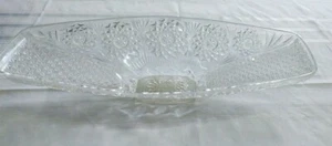 CLEAR PLASTIC VINTAGE FRUIT BOWL CENTERPIECE - Picture 1 of 6