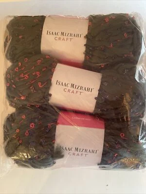 Paquete de 3 hilos voluminosos de diseñador Isaac Mizrahi en Park Avenue. 99yds, 4oz. Pack precintado Foto 1 de 4