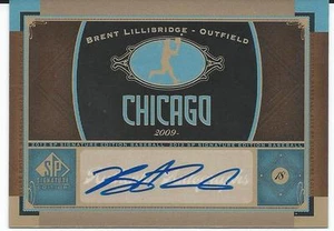 2012 MLB Baseball Sp Signature Edition UD #CHW7 BRENT LILLIBRIDGE Chicago - Picture 1 of 2
