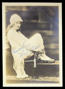 Actriz de película muda May Allison de la década de 1920 autografiada firmada foto original fija - Imagen 1 de 3