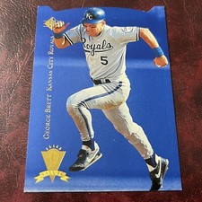 1995 SP Set GEORGE BRETT SALUTE DIE-CUT #3 KANSAS CITY ROYALS ** MINT **