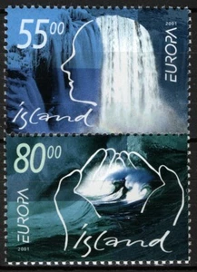 Island 2001, Europa: Lebensspender Wasserset postfrisch, Mi 981-82 - Bild 1 von 1