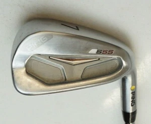 Ping S55 Yellow Dot 7 Iron True Temper X100 Extra Stiff Steel Shaft Lamkin Grip - Picture 1 of 4