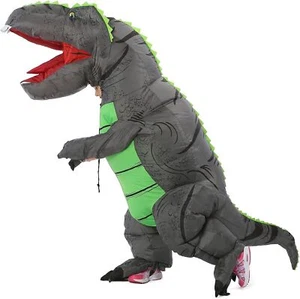 Disfraz de dinosaurio inflable para niño, gris, talla 6 a 8 años - Imagen 1 de 1