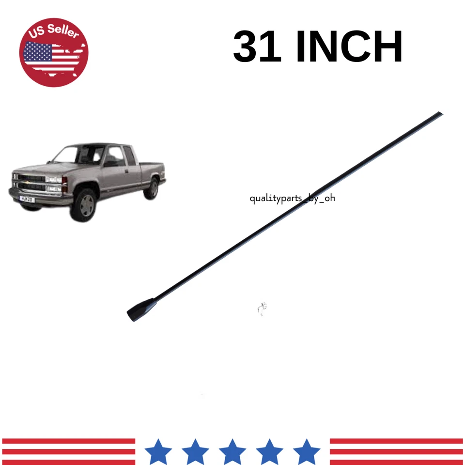 31''Antenna Replacement Mast Radio Am/Fm For Chevrolet C1500 1988-1999 - Image 1 of 2