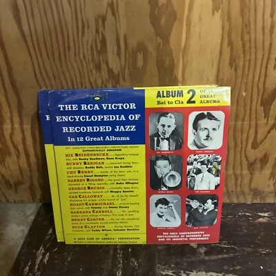 RCA Victor Encyclopedia Of Recorded Jazz: Album 2 (Bei to Cla) LEJ-2 Brand New - Image 1 of 3