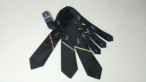 POLO RALPH LAUREN COTE D'AZURE SAILBOAT WITH BORDER MENS NECK-TIE(3PCS) BLACK - Picture 1 of 7