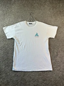 New Look Shirt Mens Medium White Green Atlanta United Short Sleeve Casual FLAW - Picture 1 of 12