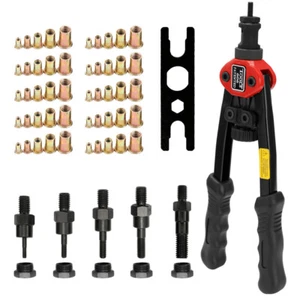 M3- M8 Professional Hand Nut-Tool Riveter Rivnut-Gun Mandrels Rivet Repair P4I0 - Picture 1 of 10