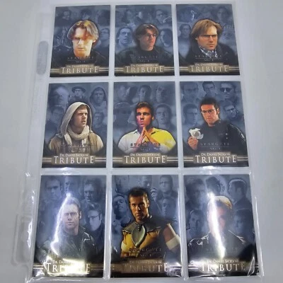2002 Stargate SG-1 Dr Daniel Jackson Tribute Complete Chase Card Set D1-9 - Image 1 of 4