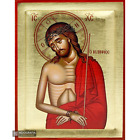 Jesus Christ The Bridegroom Christian Orthodox Icon On Wood With Gold Leaf Backg