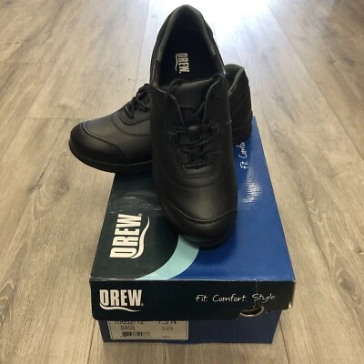 Drew Woman’s Basil Shoe, 7.5 N Blk, Brand New, Work Shoe, Oil, Slip Resistant - Image 1 of 4