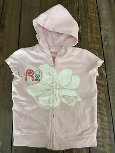 ROXY girls size 4 hoodie zipper shirt Teenie Wahine - Picture 1 of 9