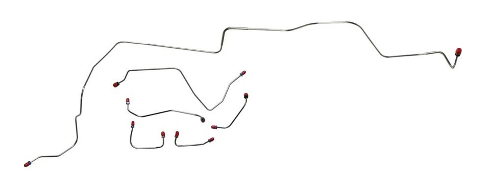 Disco de líneas de freno delanteras Mustang de acero inoxidable 1968-1969 Foto 1 de 1