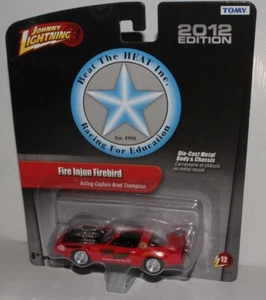 JOHNNY LIGHTNING BEAT THE HEAT FIRE (IN)JUN FIREBIRD BLOWN DRAGSTER, RED, NIB - Picture 1 of 5