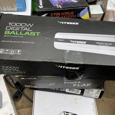 Lastre digital electrónico regulable VIVOSUN 1000 vatios listado por UL Foto 1 de 3