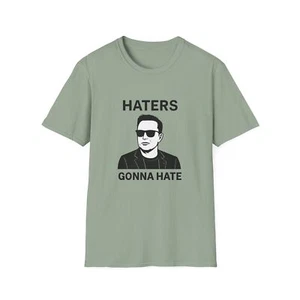 Haters Gonna Hate Elon Musk DOGE Unisex Shirt, lustige Grafik T-Shirt, Softstyle - Bild 1 von 10